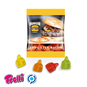 Trolli - Fruchtgummi Minitüte 10g, "Daumen
