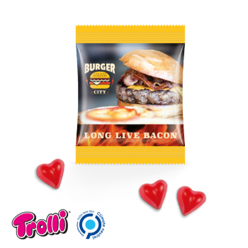 Trolli - Fruchtgummi Minitüte 10g, "Herz