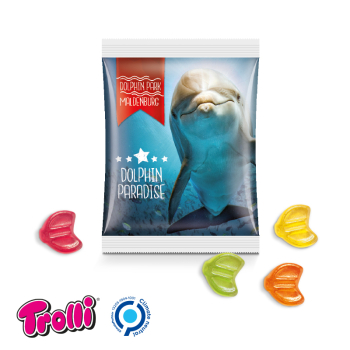 Trolli - Fruchtgummi Minitüte 15g, "Euro-Zeichen
