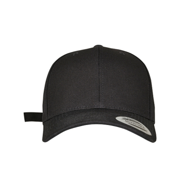 6-Panel Curved Metal Snap Cap