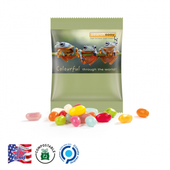 American Style Jelly Beans - Jelly Beans, kompostierbare Folie