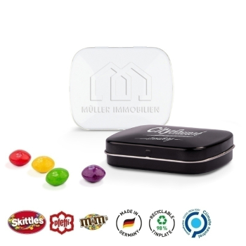 Klapp Dose 12 Kräuter, Lasergravur