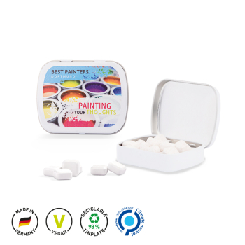 Klappdose Traubenzuckerquadrate, Druck