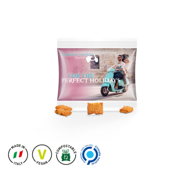 Pizza Snack Miditüte, kompostierbare Folie