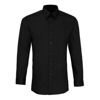 Men´s Long Sleeve Fitted Poplin Shirt