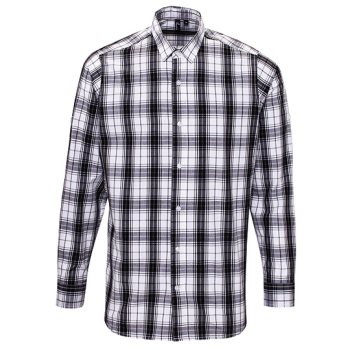 Men´s Ginmill Check Long Sleeve Cotton Shirt
