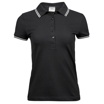 Women´s Luxury Stripe Stretch Polo