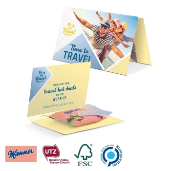 Manner - Werbekarte Visitenkartenformat Manner 1er