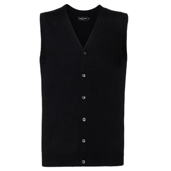 Men´s V-Neck Sleeveless Knitted Cardigan