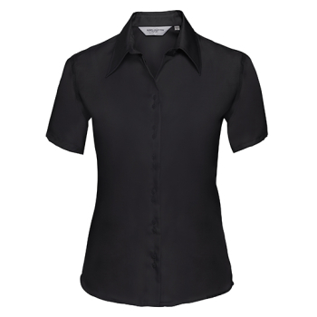 Ladies` Short Sleeve Tailored Ultimate Non-Iron Shirt