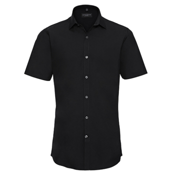 Men`s Short Sleeve Fitted Ultimate Stretch Shirt